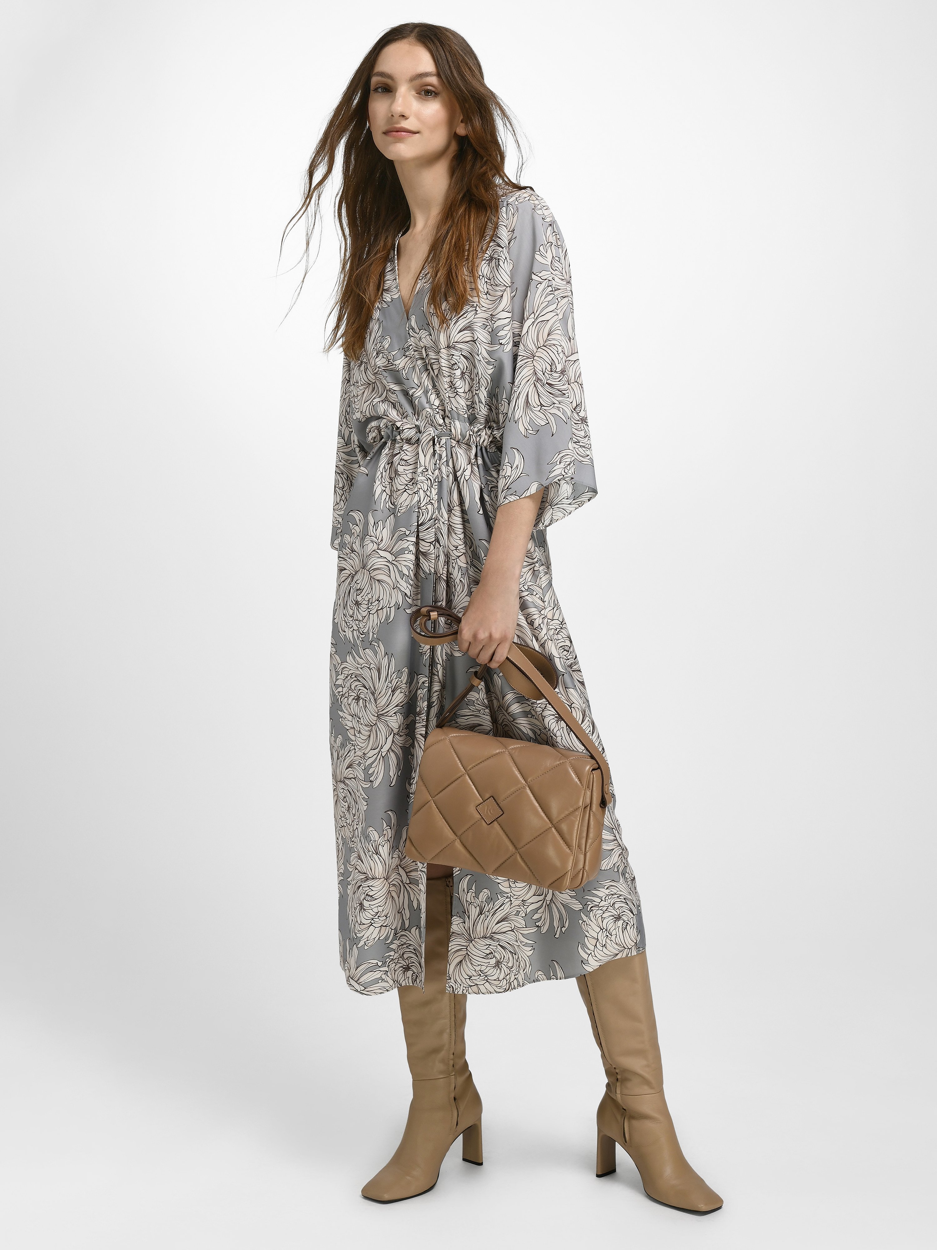 Kleid mit 3/4-Kimonoarm