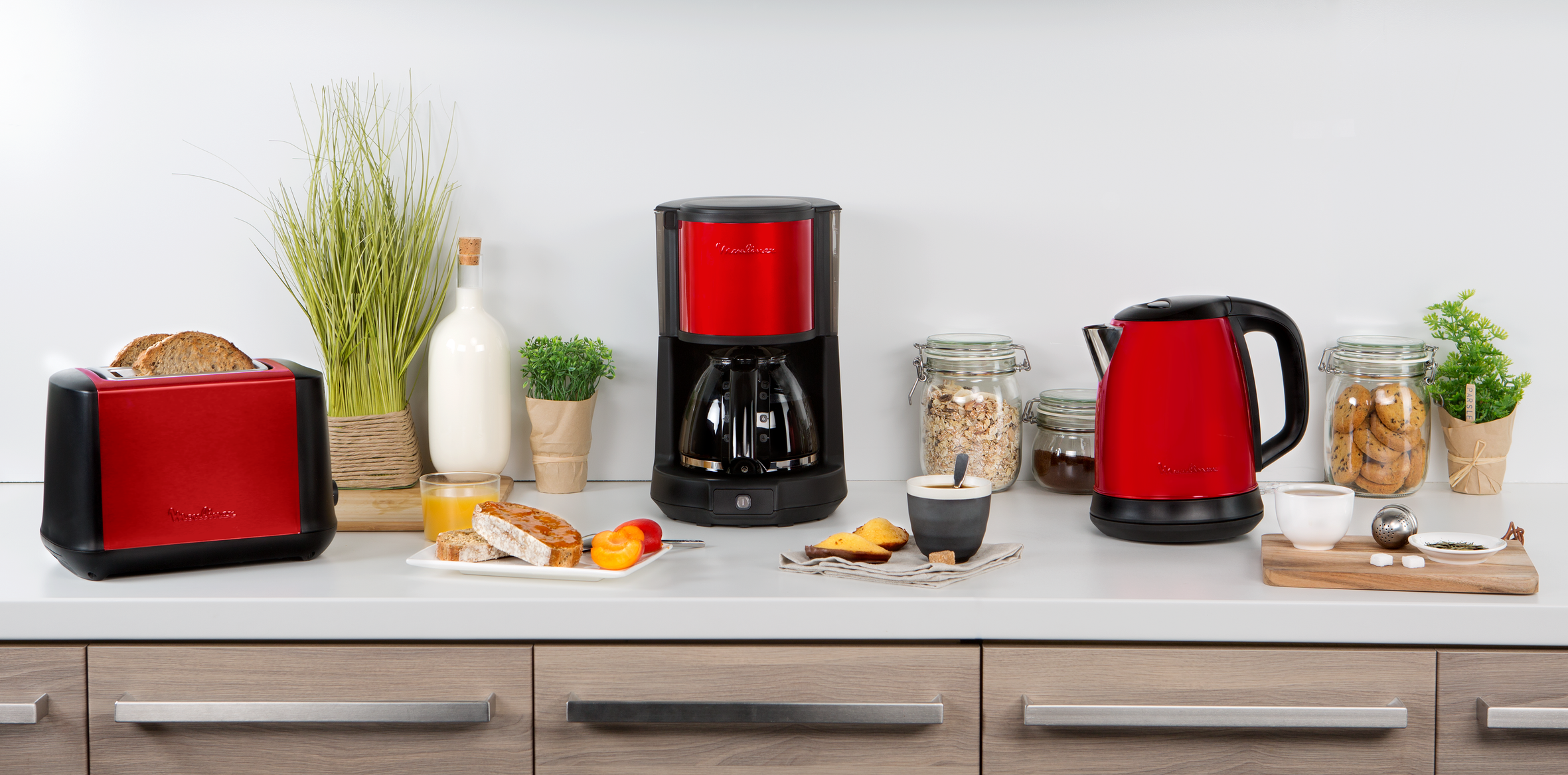 Subito Select rouge inox 10/15 tasses