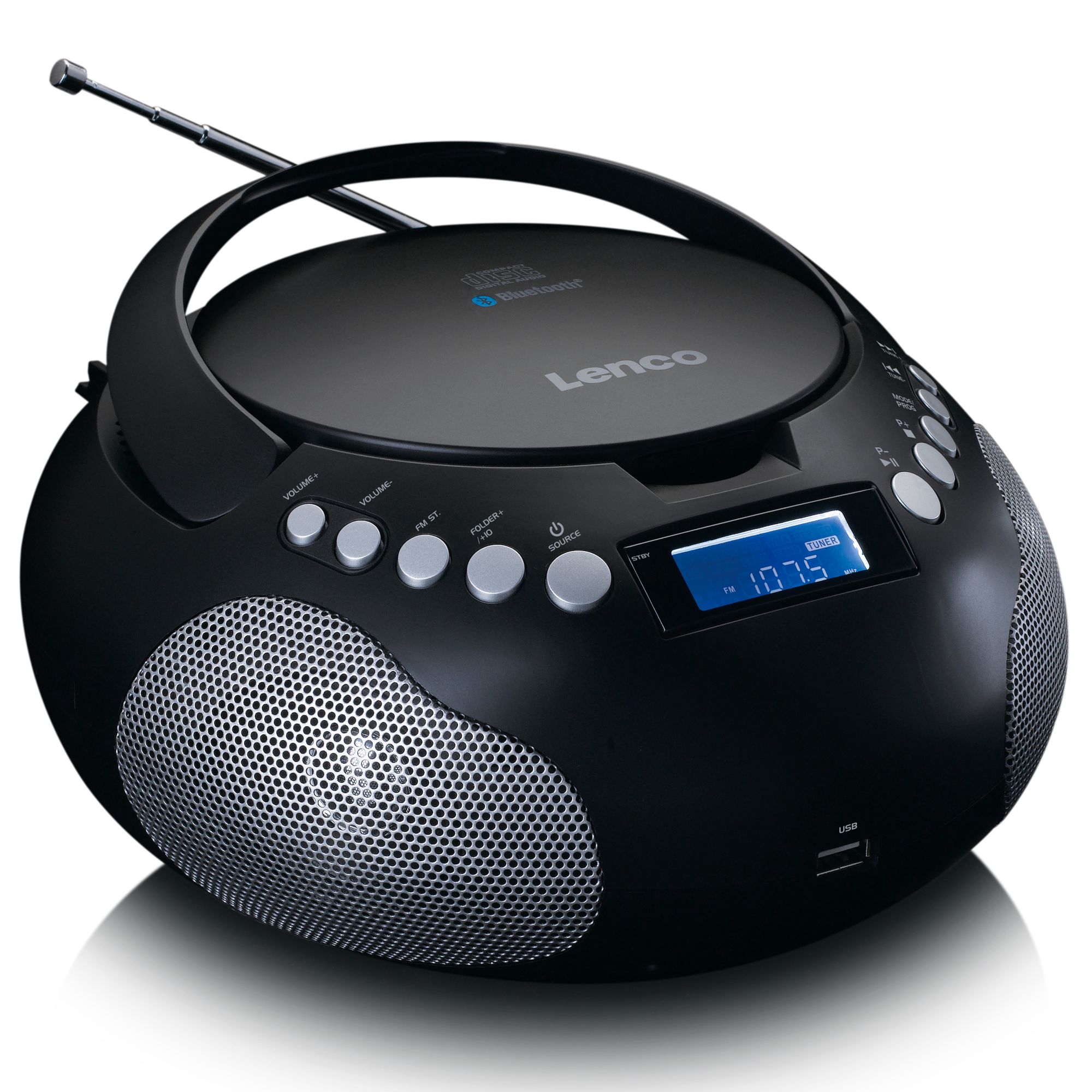 Lenco SCD-331BK draagbare radio