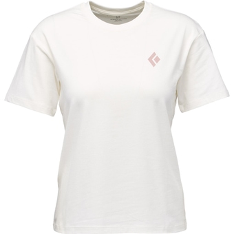 Black Diamond Heritage Badge T-Shirt Off White Damen
