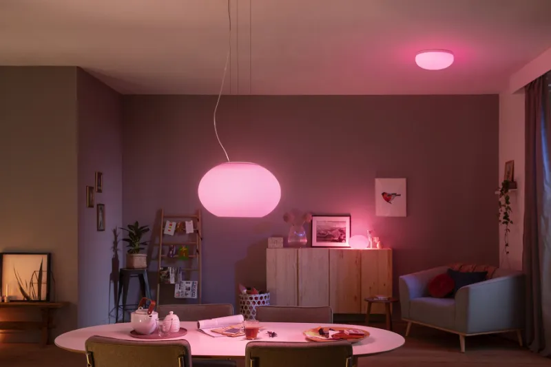 Philips Hue White Color Ambiance Flourish  Pendel - Hvid BT