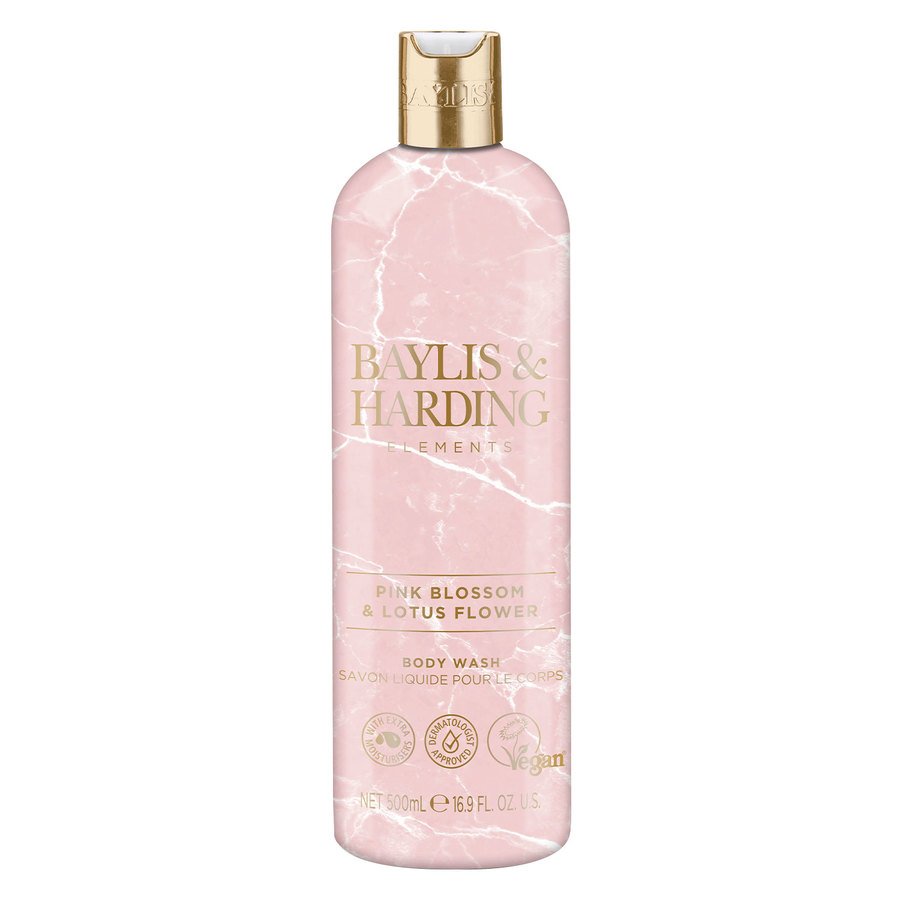 Baylis & Harding Elements Pink Blossom & Lotus Flower Body Wash 500ml
