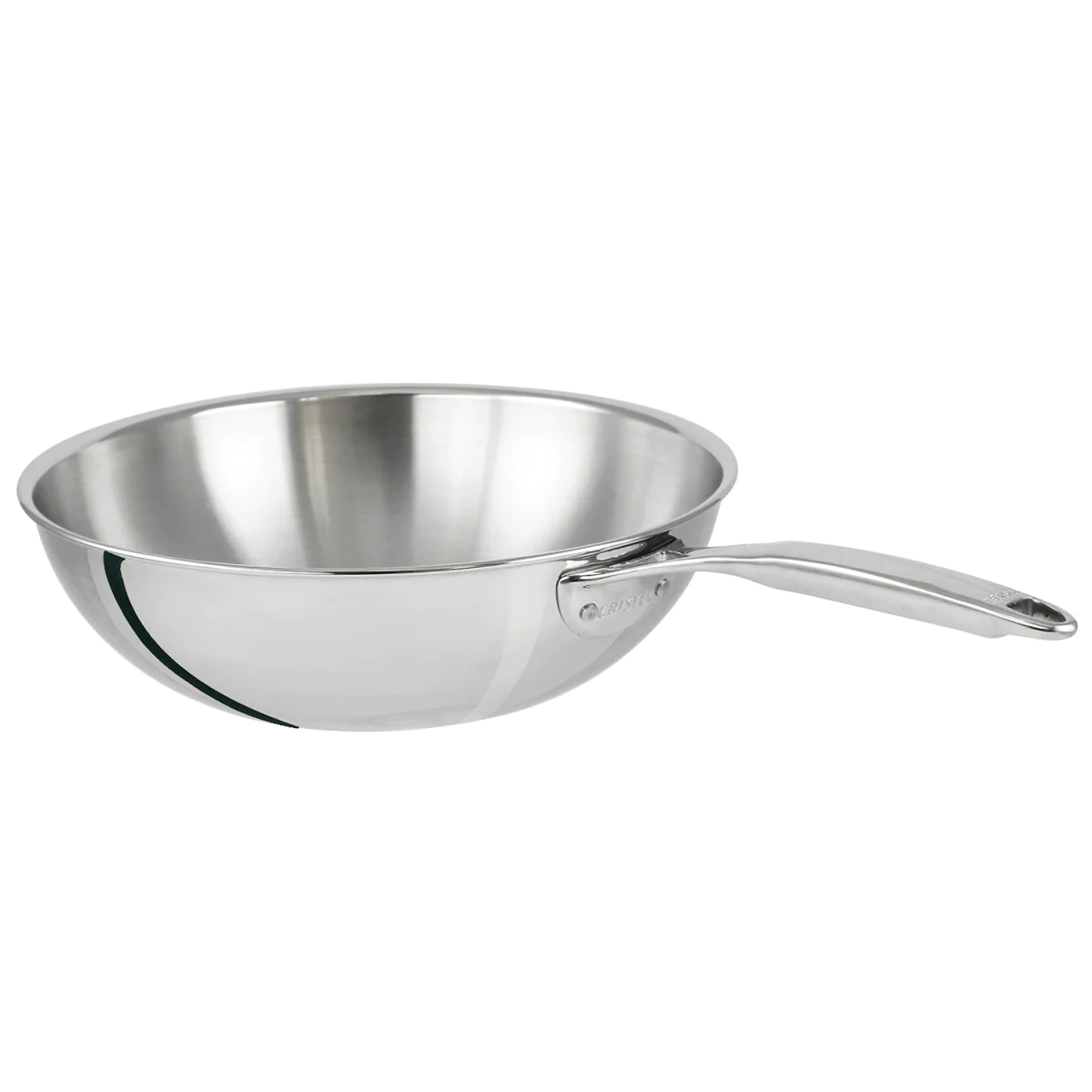 Wok inox Castel'Pro fixe 20cm Cristel