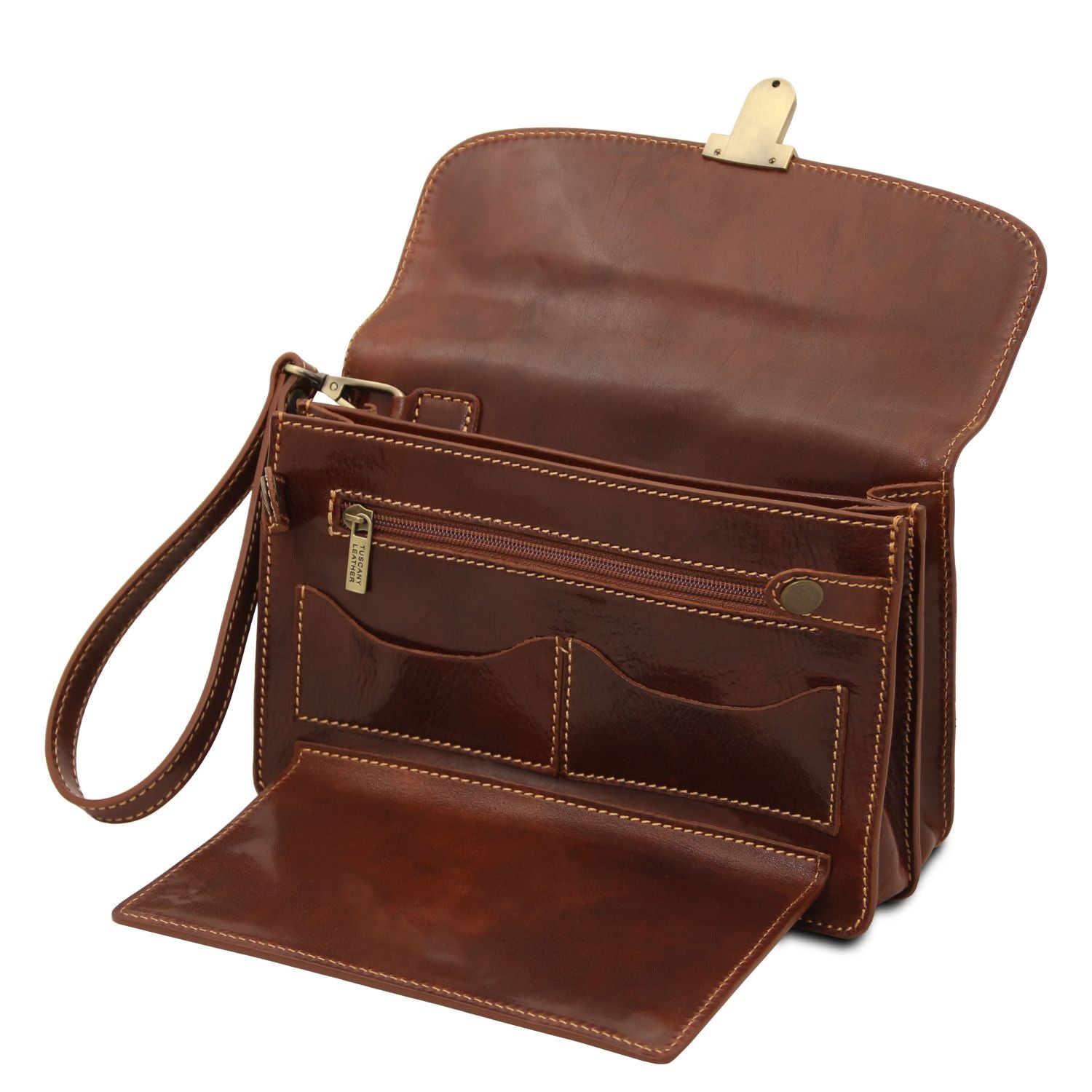 TL8075 – Max – leren handy wrist bag