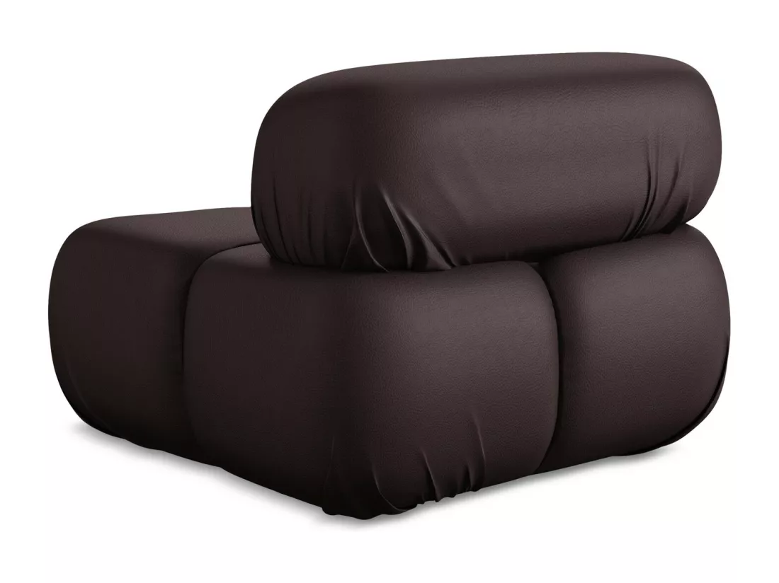 Fauteuil en Cuir artificiel - prune - LOKUA