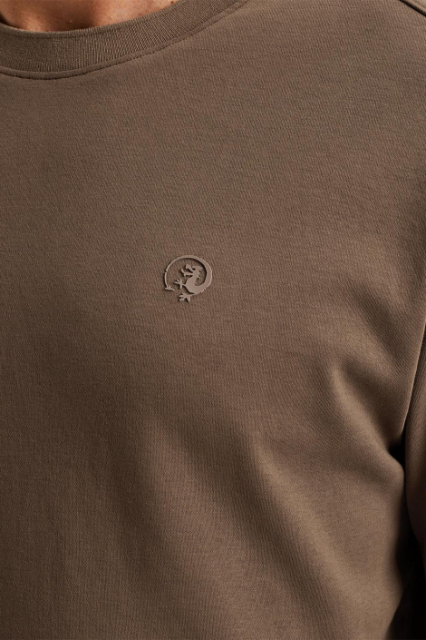 Cast Iron bruine heren t-shirt