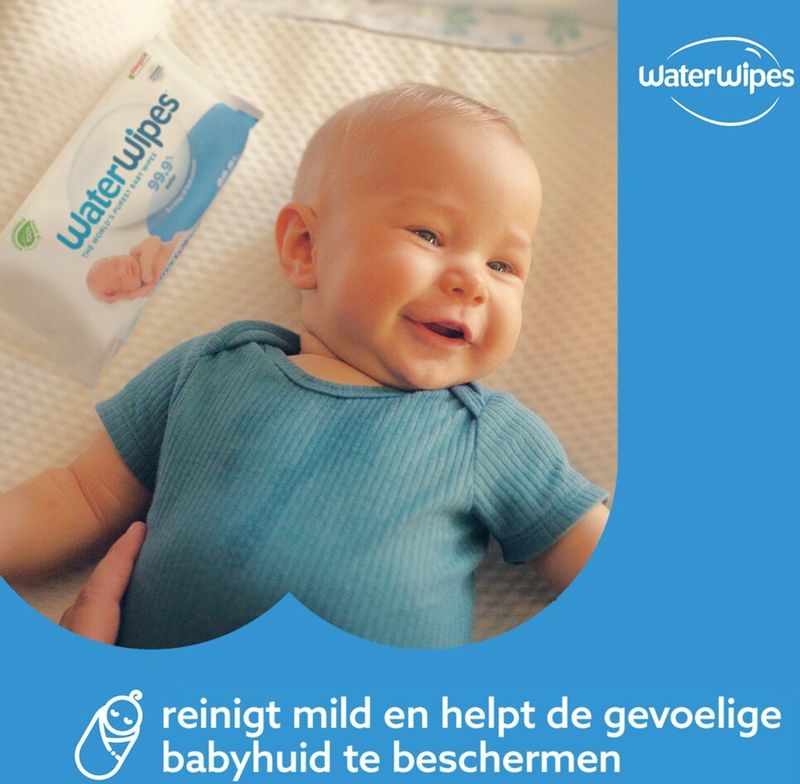 WaterWipes Billendoekjes - Voordeelverpakking - 540 Doekjes - 100% Plasticvrij