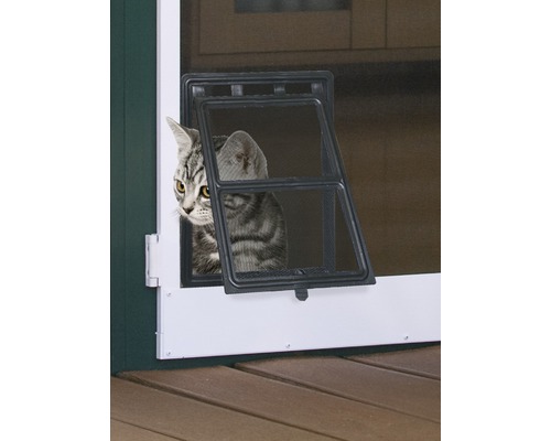 Katten-/hondenluik Windhager 200 mm zwart