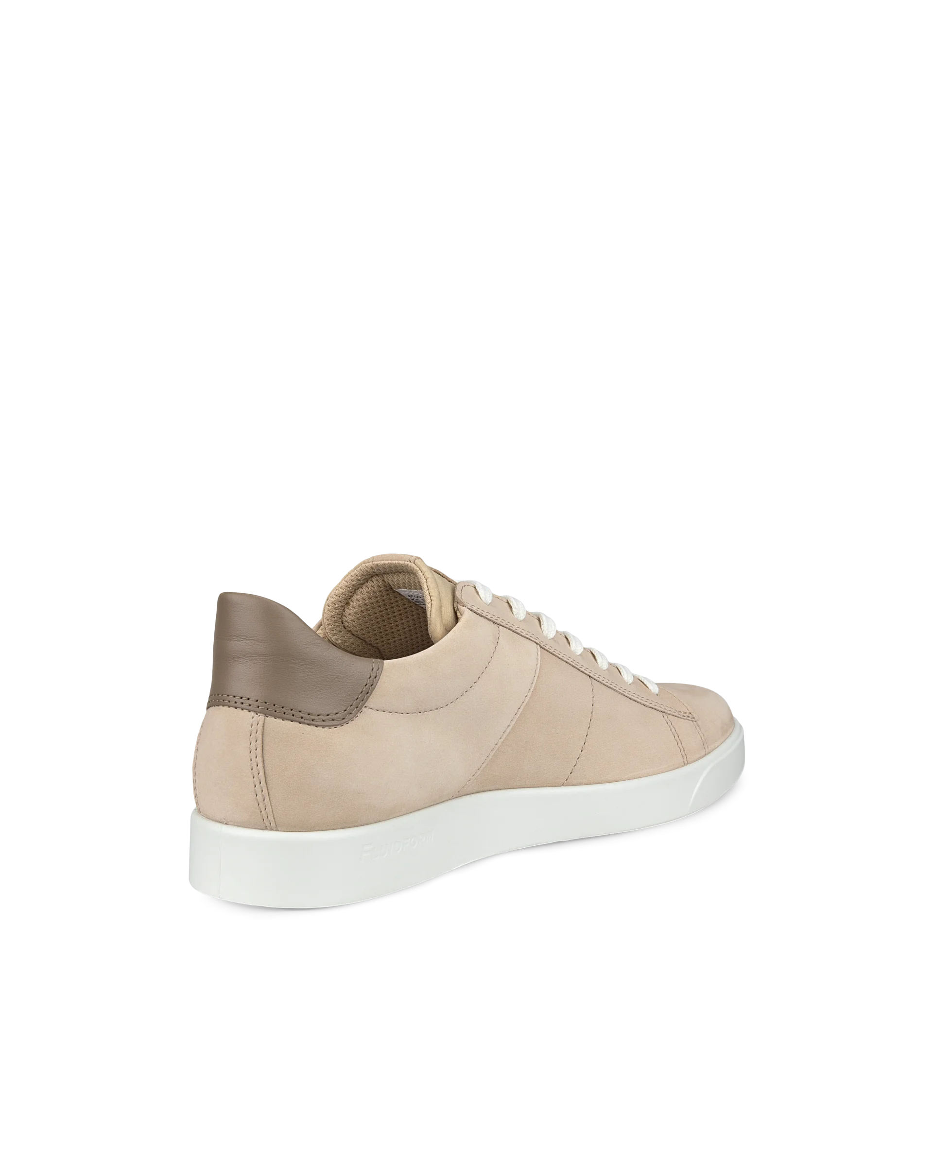 ECCO STREET LITE M Herren Sneaker aus Nubukleder Beige