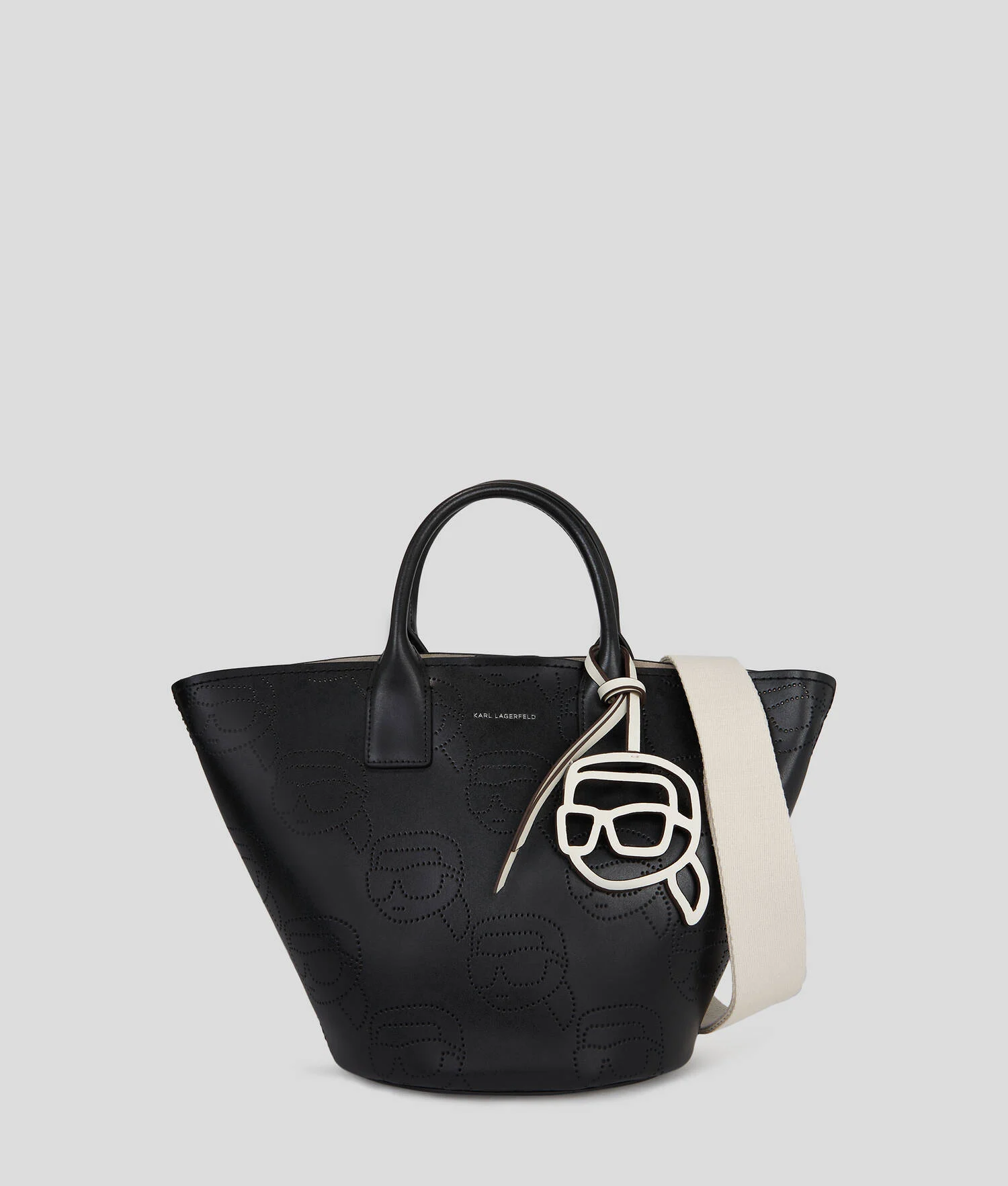 SAC CABAS PERFORÉ IKON - Noir