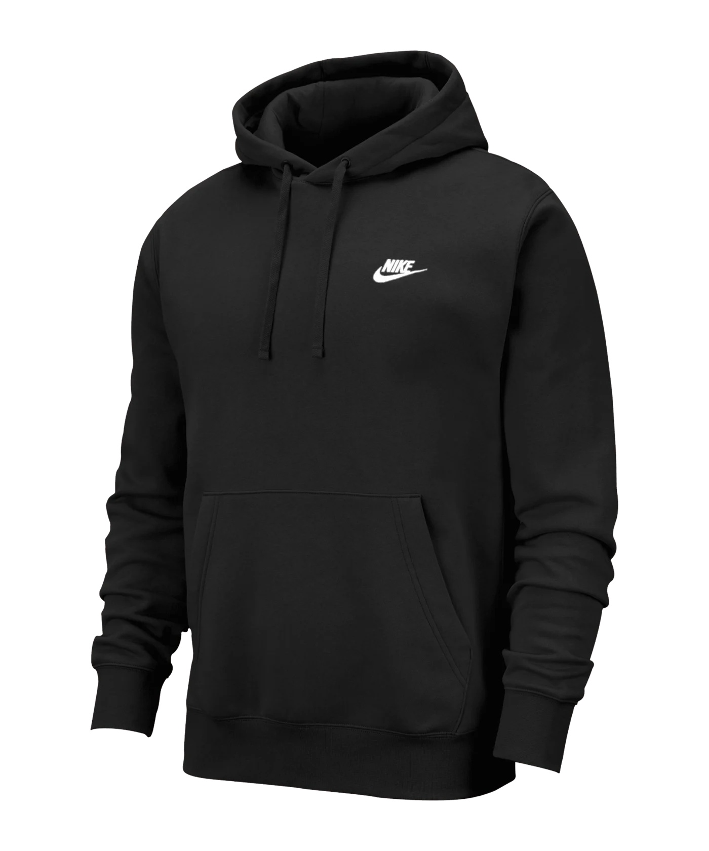 Nike Club Fleece Kapuzensweatshirt Schwarz F010