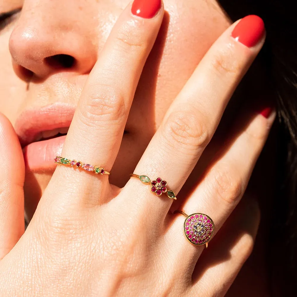 Bague Yellowstone 1 Rouge Sophie d'Agon