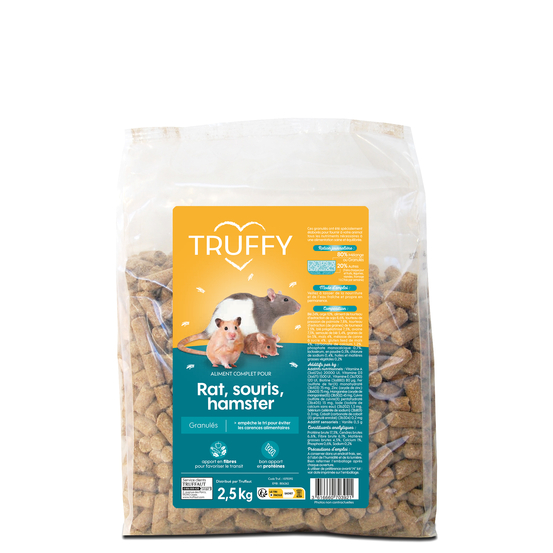 Granulés rat, souris, hamster 2.5kg