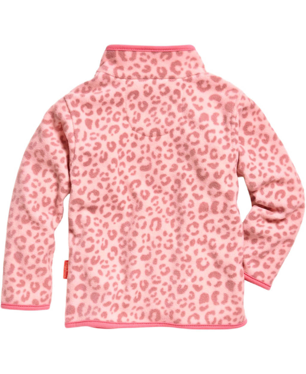 Playshoes fleece vest met all over print roze