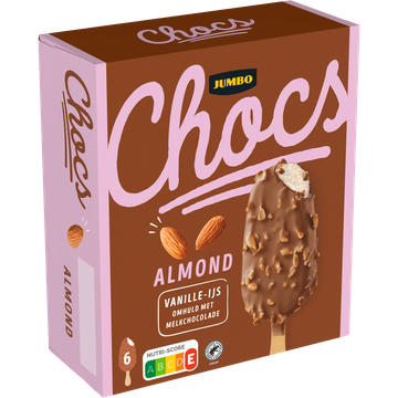 Jumbo Chocs Amandel 6 Stuks 600 ml