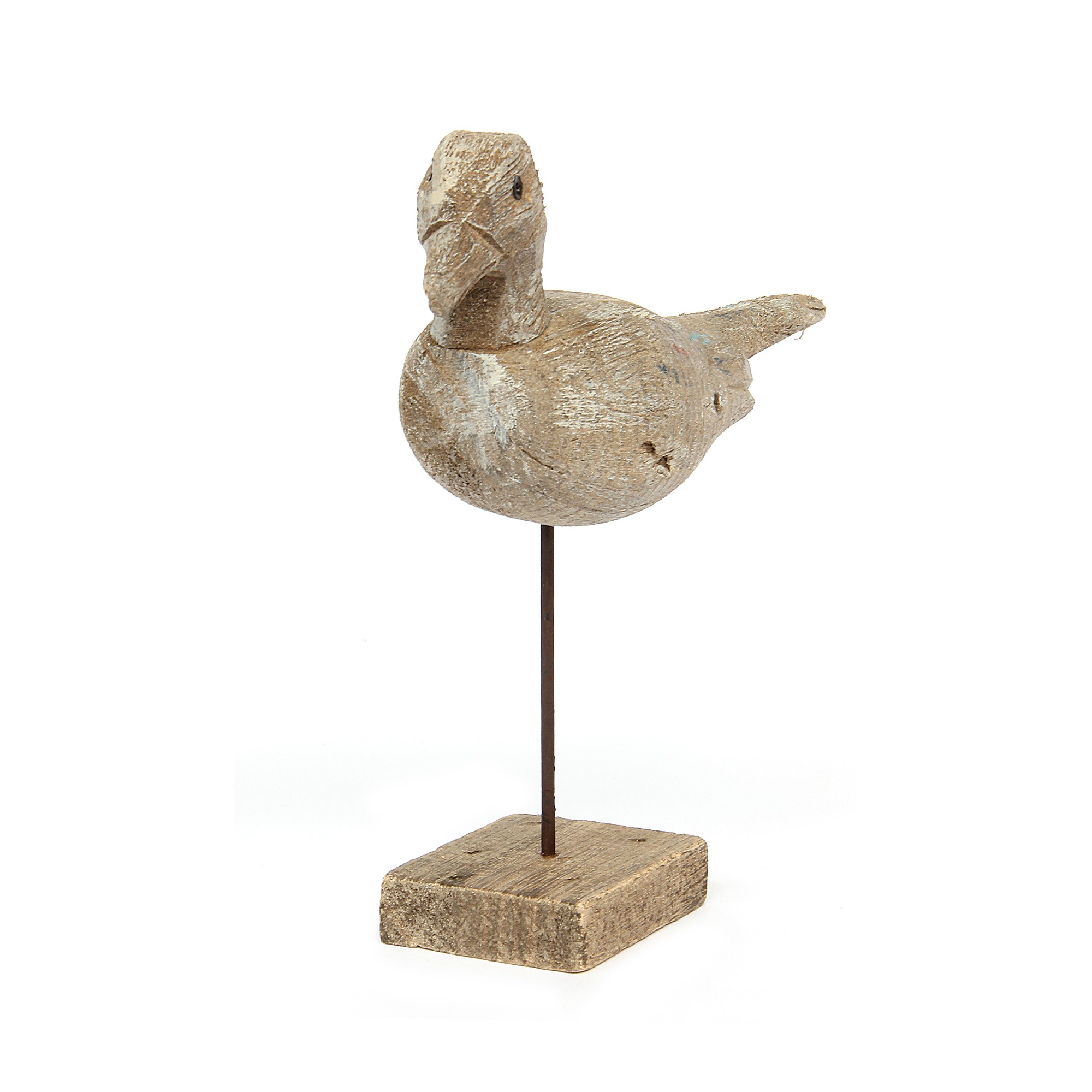 Vogel auf Ständer, natur, H 45 cm, B 34 cm, T 12 cm von fischer's lagerhaus