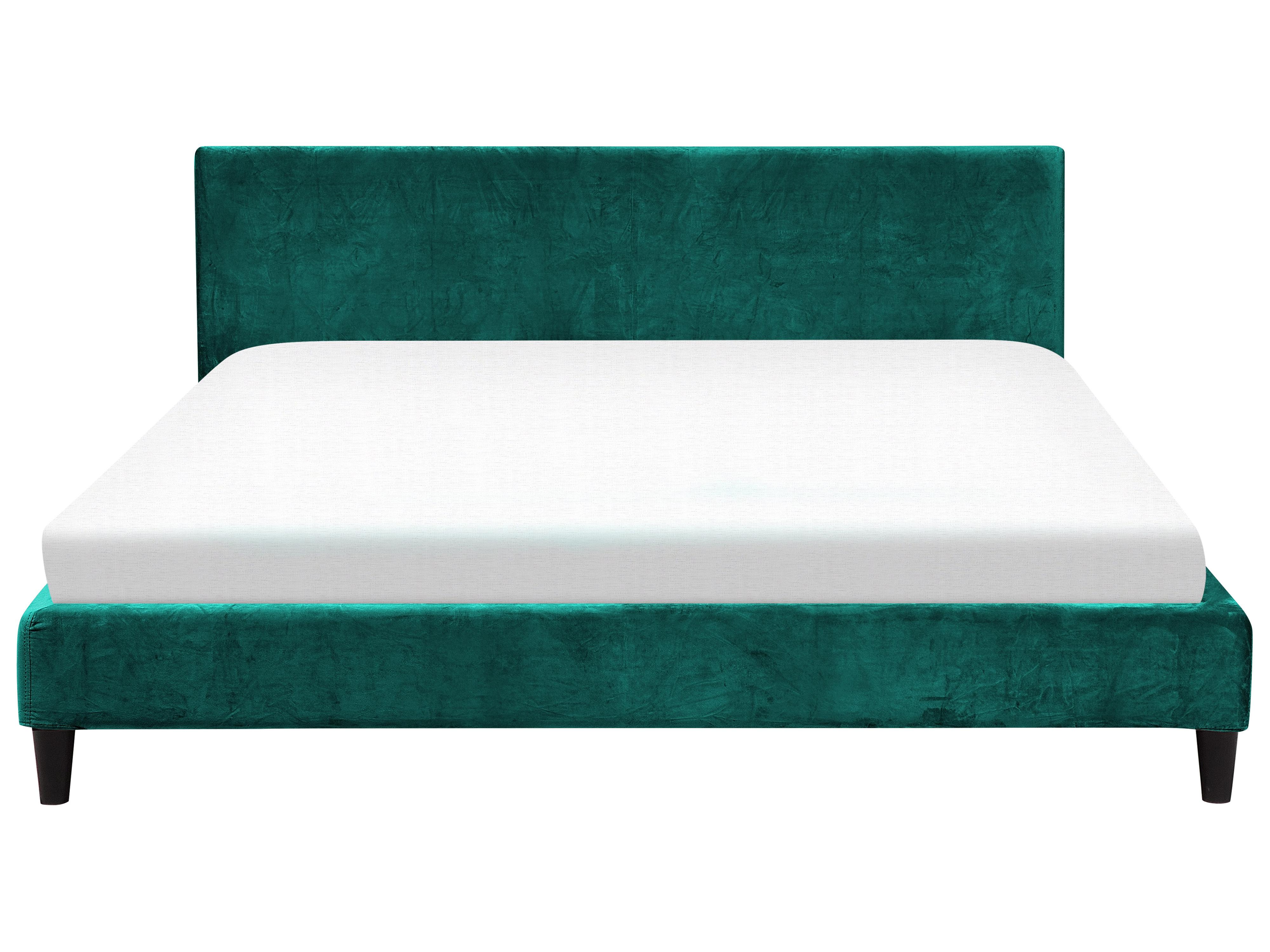 Bedframe hoes Fluweel FITOU 180 x 200 cm Smaragdgroen