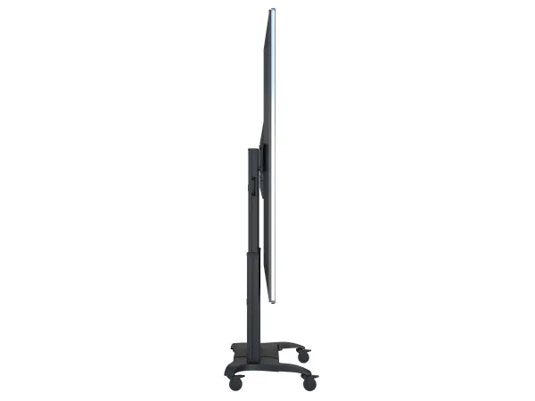 Multibrackets M Public Dual Pillar 180 HD - Vogn med hjul - for fladt panel - aluminium - sort - skærmstørrelse: 60
