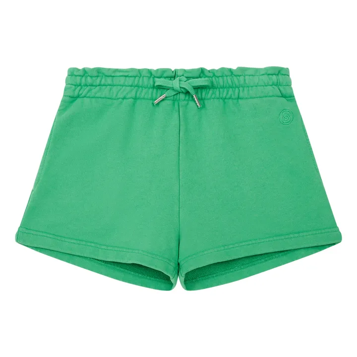 SMALLABLE BASICS Short Fille Molleton Bio | Vert