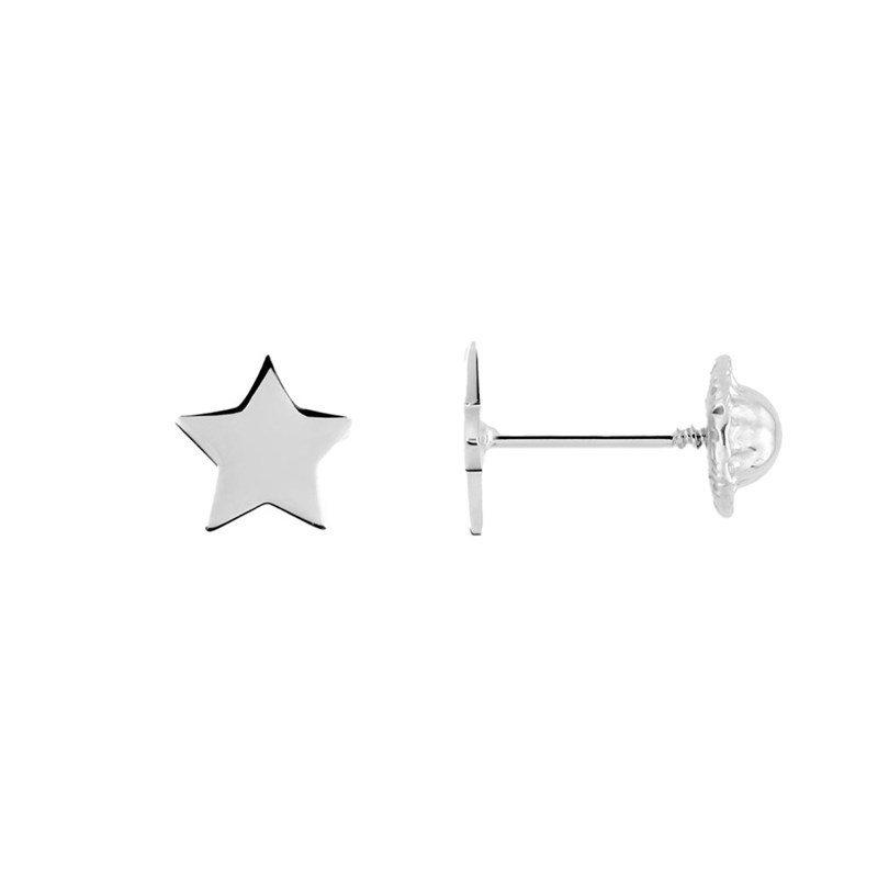 Boucles d'oreilles femme - Or 18 Carats - Etoile