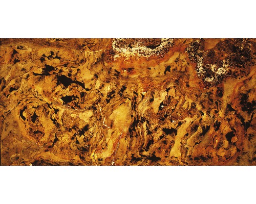Veelkleurige leisteen, doorschijnend, vallende bladeren, 61x122 cm