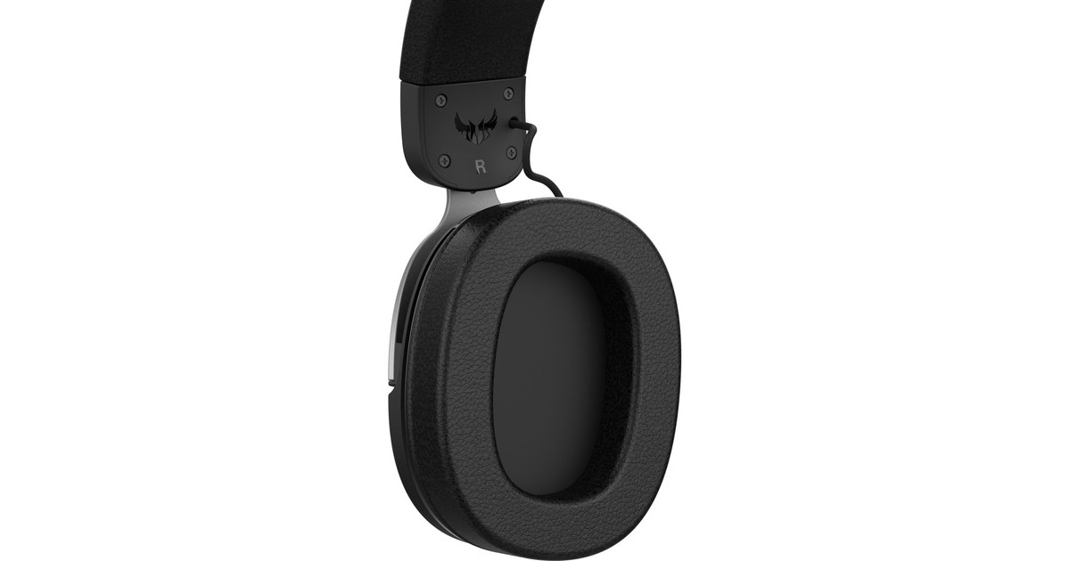 ASUSTUF Gaming H3 over-ear gaming headset  (Zwart/zilver, Pc, PlayStation 4, PlayStation 5, Nintendo Switch)