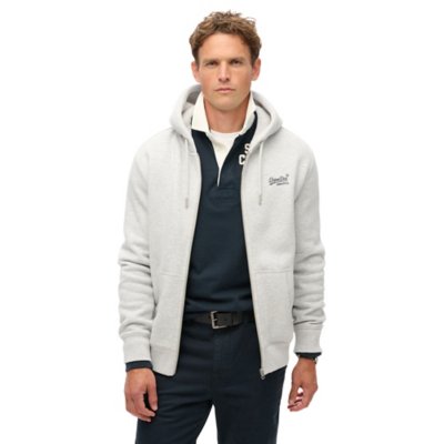Sweatshirt zippé à capuche homme Essential Logo SUPERDRY