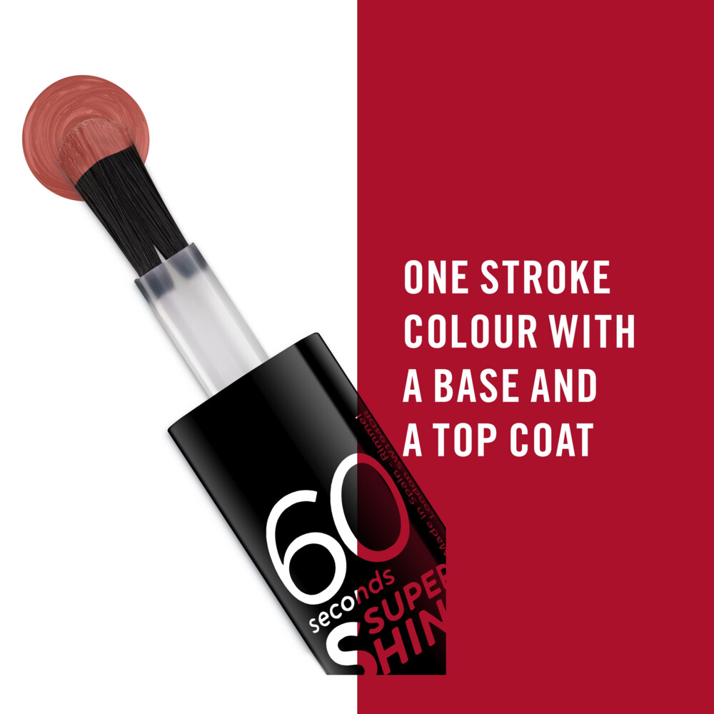 Rimmel Nagellak 60 Seconds SuperShine 707 Tan-A-Cotta8 ml