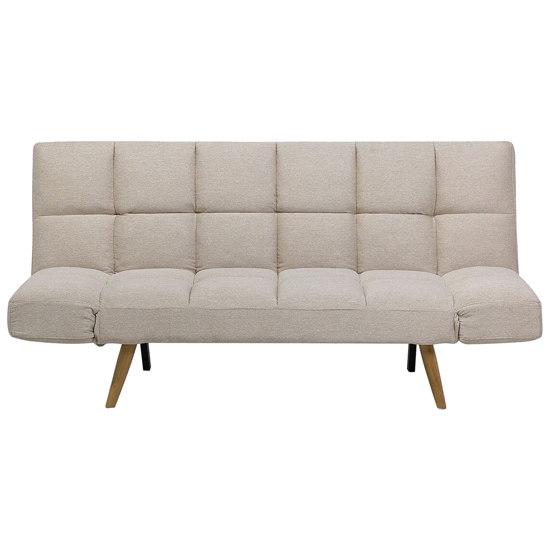 Beliani - INGARO  - Slaapbank 3-zits - Beige - Polyester