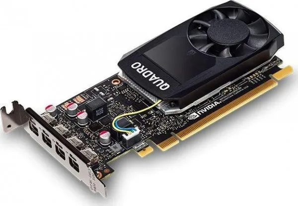 NVIDIA Quadro P1000 - Grafikkort - Quadro P1000 - 4 GB GDDR5 - PCIe 3.0 x16 lavprofil - 4 x Mini DisplayPort - Adapters Included