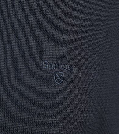 Barbour Half Zip Trui Navy MKN1074-NY91 kopen