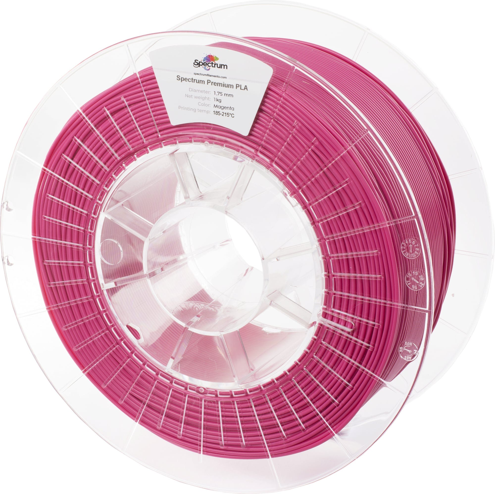 Spectrum  PLA Premium Magenta, 1,75 mm / 1000 g    Verzugsfreies PLA in guter Qualität