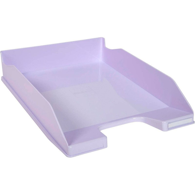 Lot de 4 corbeilles à courrier Exacompta Combo Midi Aquarel couleurs assorties