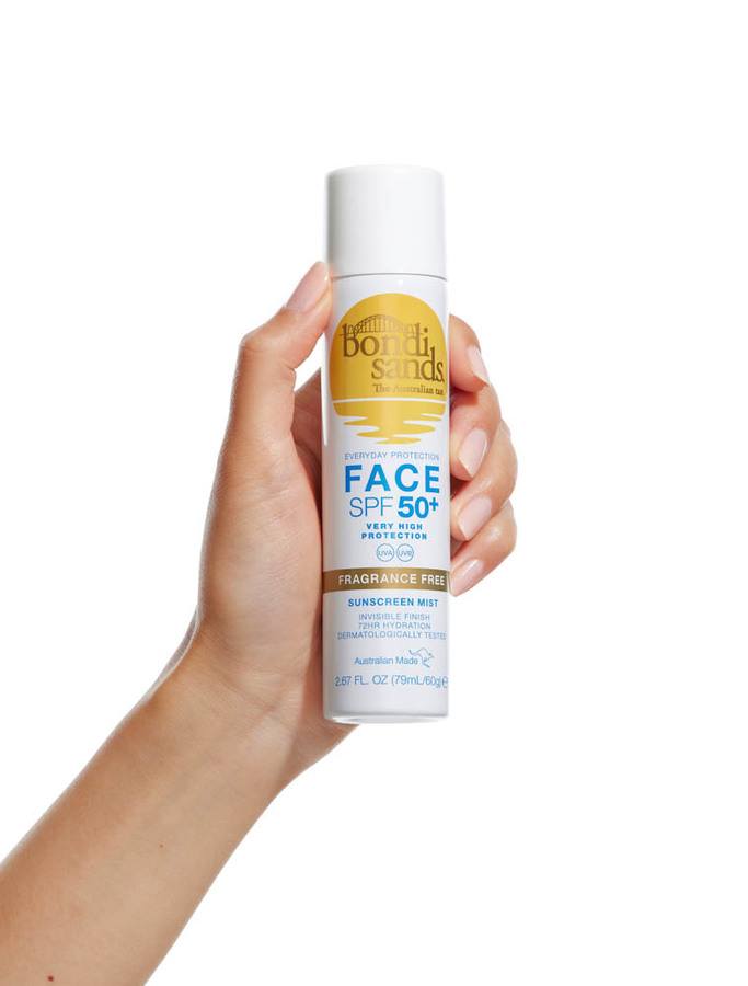 Bondi Sands SPF50+ Fragrance Free Face Mist 60g
