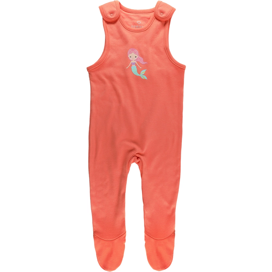 pink or blue Strampler 2er Pack orange