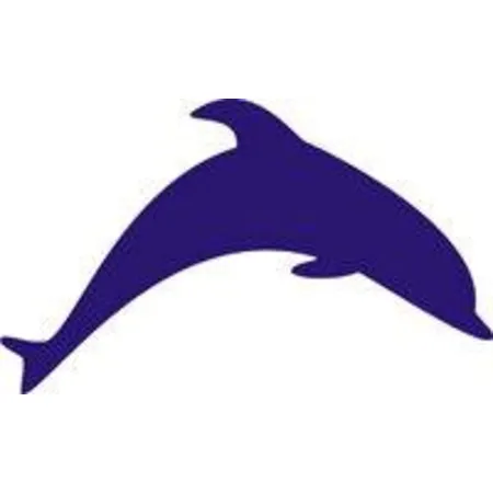 Eulenspiegel Selbstklebe-Tattoo Delphin