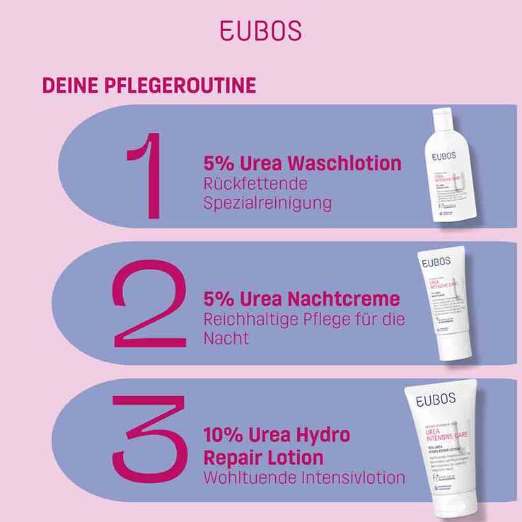 Eubos Trockene Haut Urea Nachtcreme 5%, 50 ml