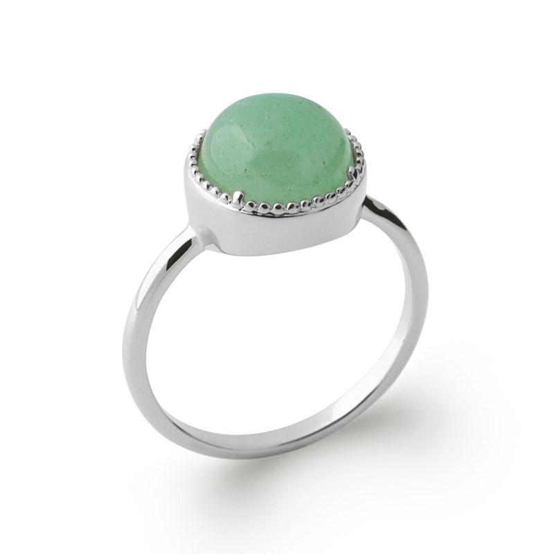 Bague Femme - Argent 925 - Aventurine