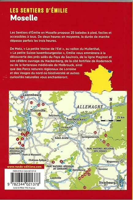 RANDO EDITIONS - SENTIERS EMILIE MOSELLE