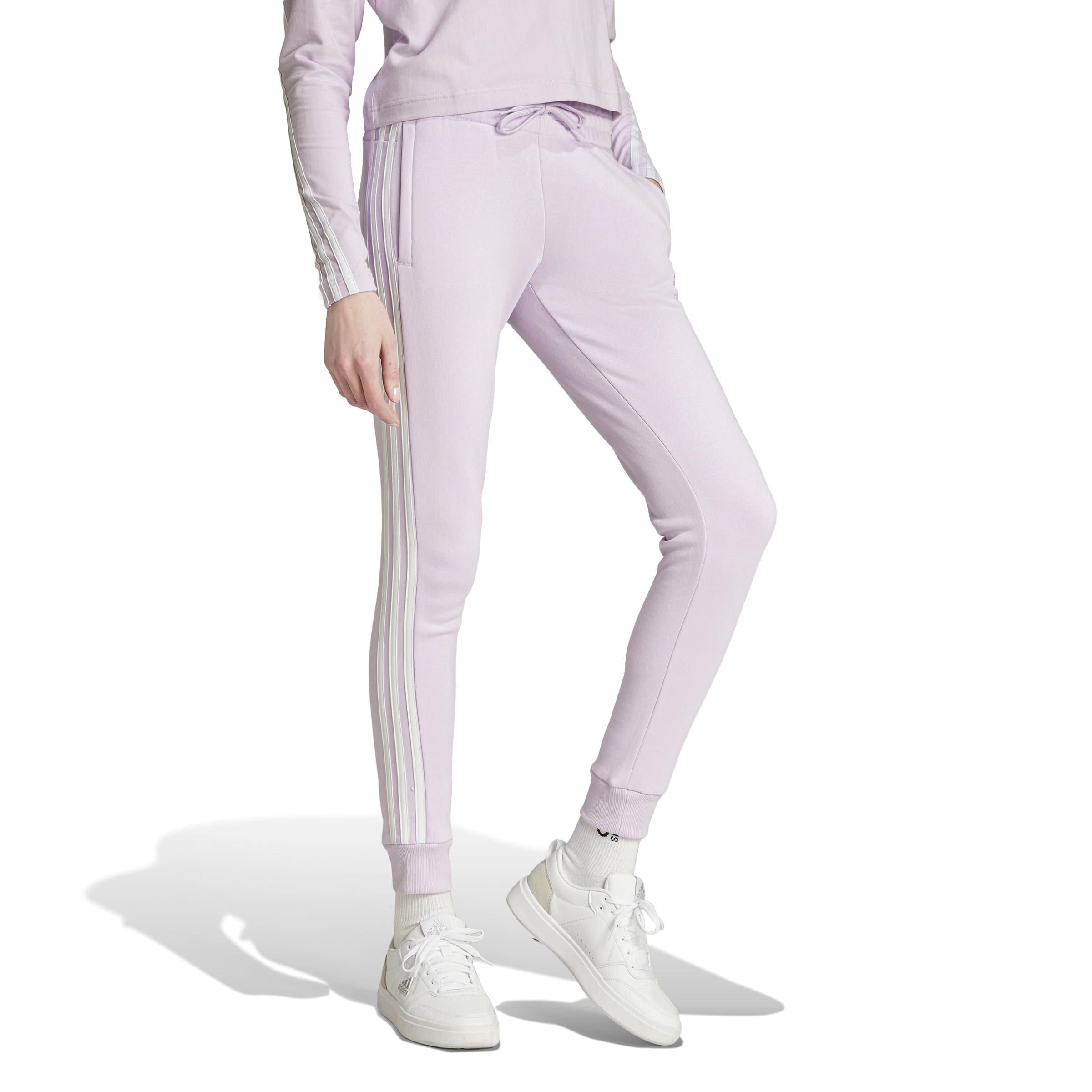 adidas Essentials 3 Stripes Fleece Joggers Womens