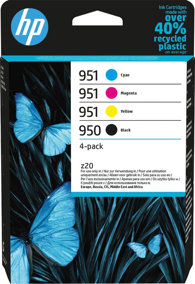 HP 950/951 blækpatroner kombo-pakke (CMYK)