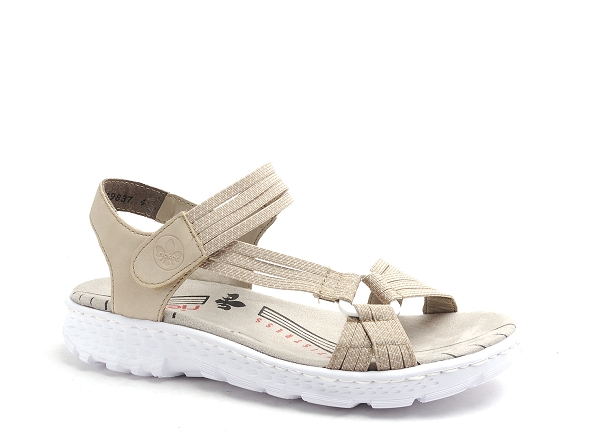 Rieker nu pieds plats femme 67878 beige