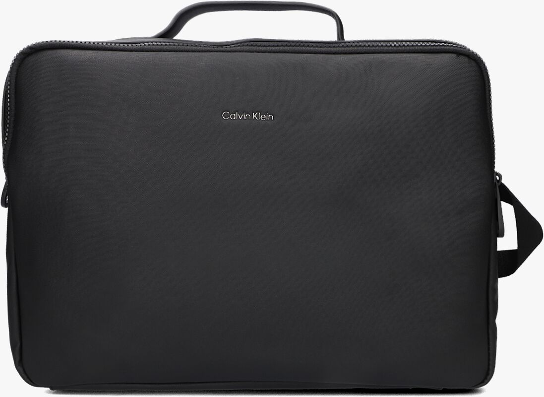 CALVIN KLEIN zwarte calvin klein laptoptas ck must pique 2g conv laptop bag