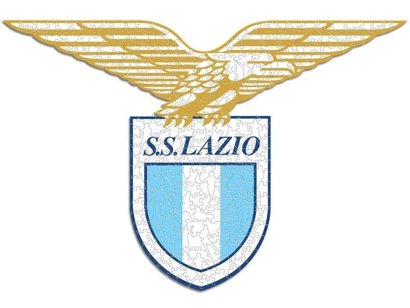 Iconic Puzzle SS Lazio – Logo Offizielles Holzpuzzle, Grösse M