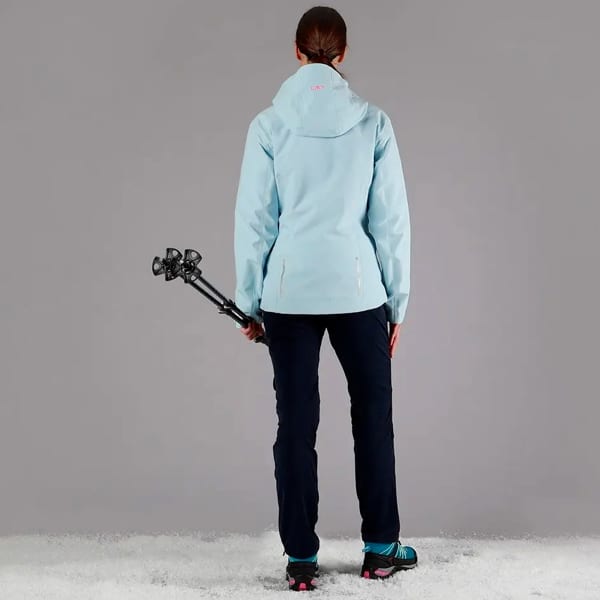 Veste de ski CMP W JKT FIX HOOD CRISTALL BLUE