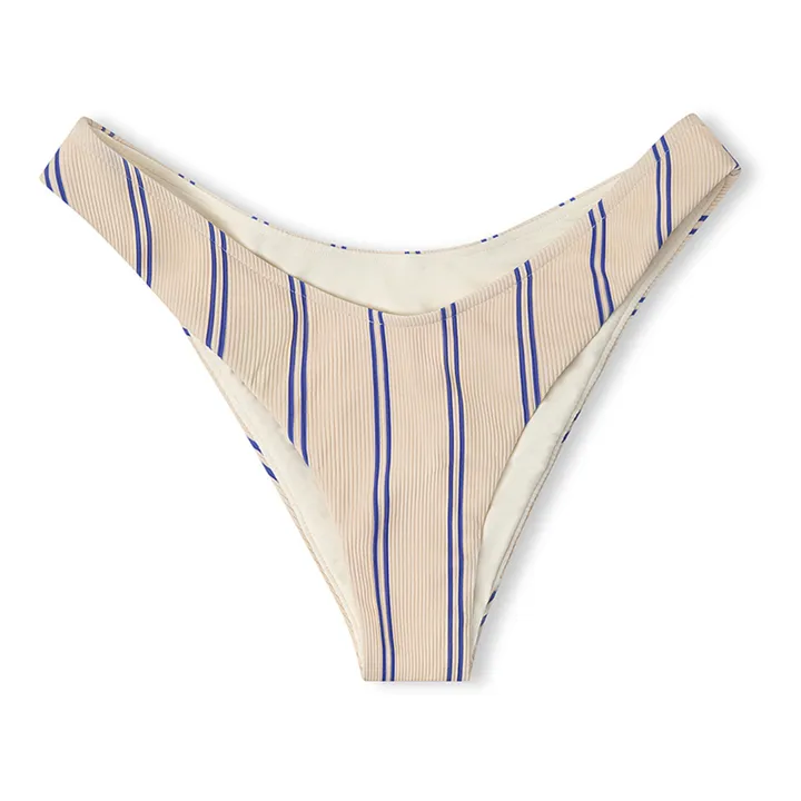 Zulu & Zephyr Bas de Maillot Marine Rayures | Ecru