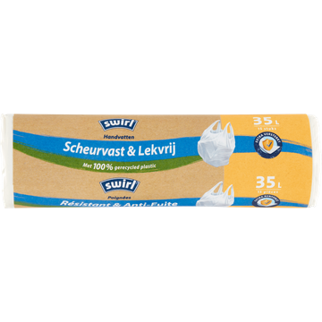 Swirl Vuilniszakken met Handvatten 35 liter 15 stuks