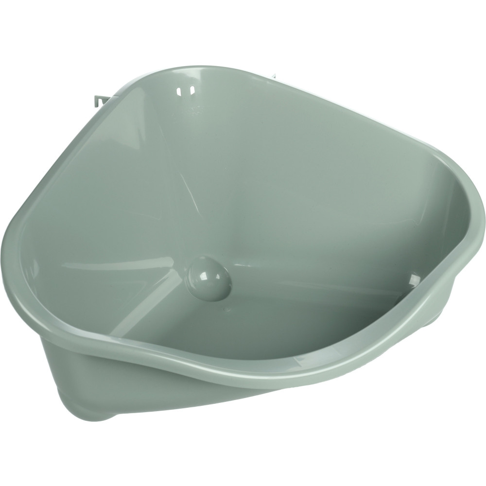 Toilette de coin kapi 49 x 29 x 27 cm, couleur aléatoire pour rongeurs
