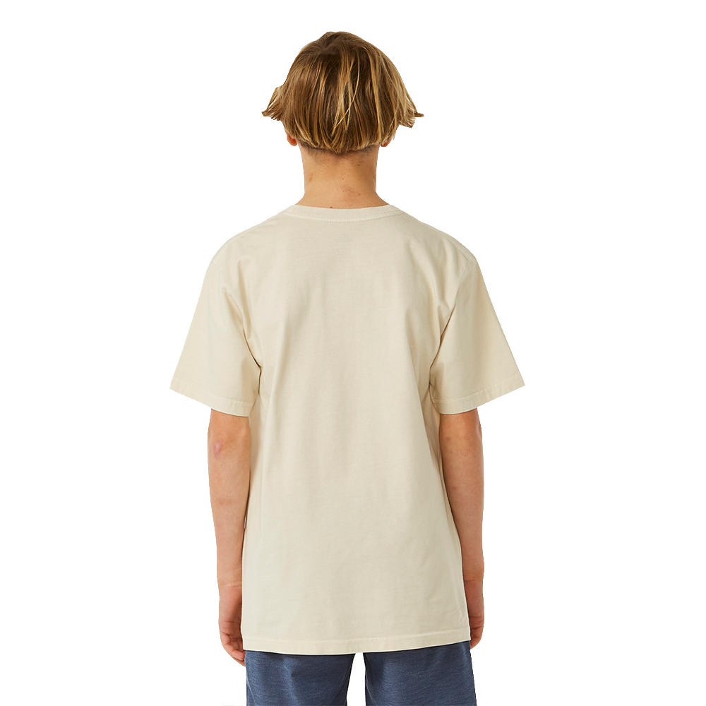 Rip Curl Surf Revival Mumma T-Shirt Jungen vintage white