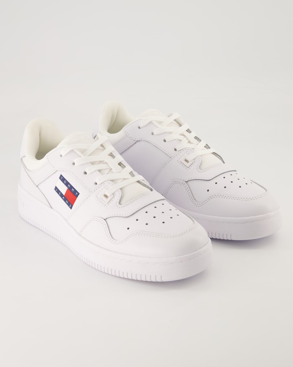 Tommy Hilfiger Jeans TJW Retro Basket ESS Sneaker in Weiß